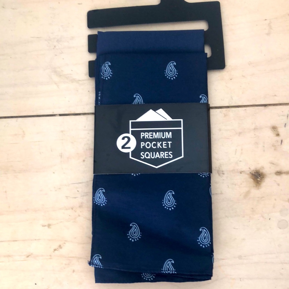 Set of 2 premium pocket square